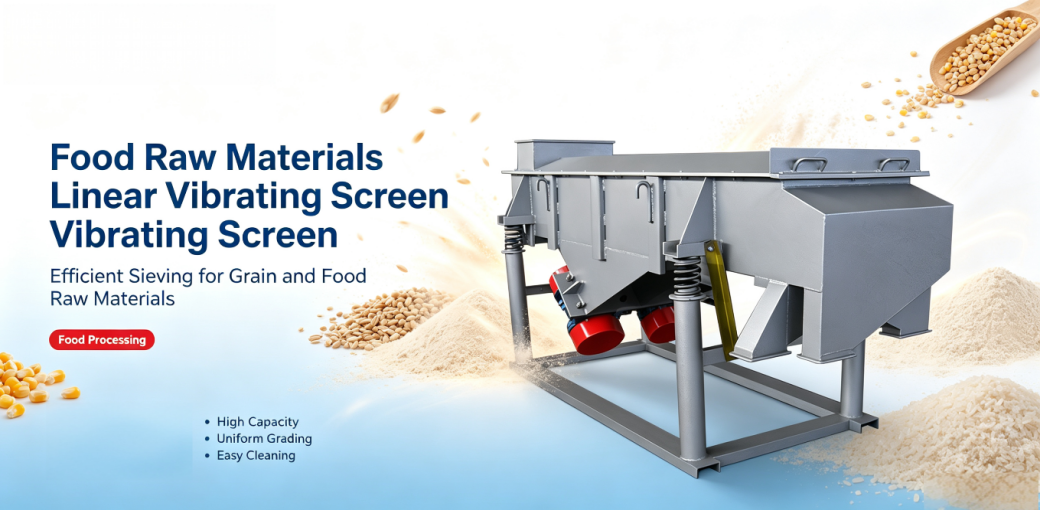 Gaofu Machinery Food Raw Materials Linear Vibrating Screen: Multi‑Layer Screen Configurations Meet Different Mesh Grading Requirements