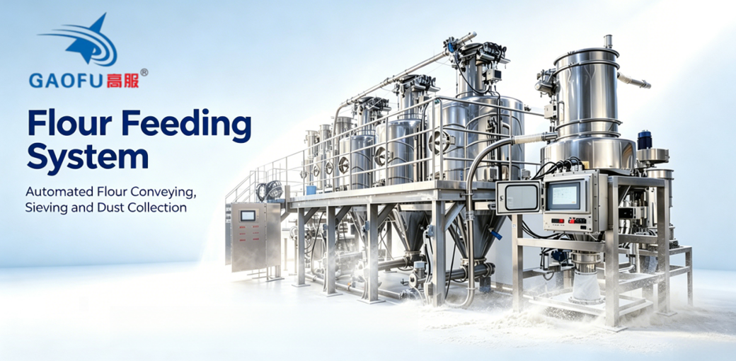 Food‑Grade Flour Feeding System – Integrated Feeding Unit with Screening Equipment