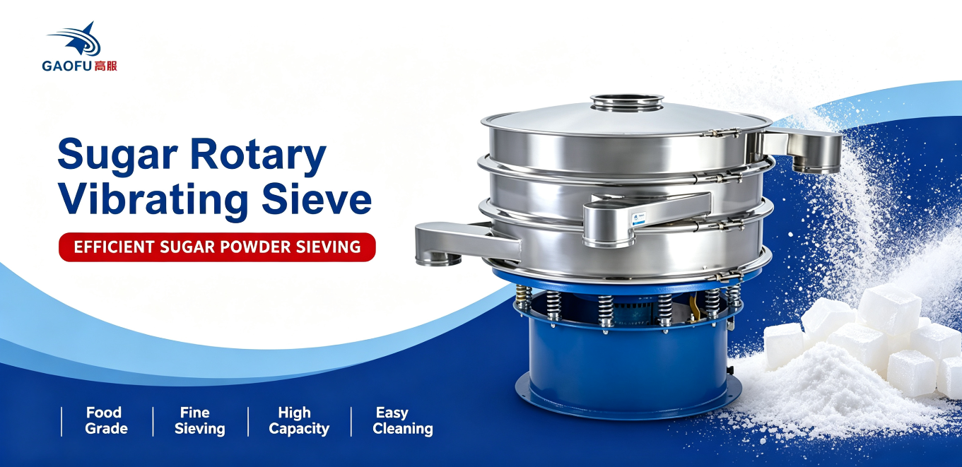 Multi‑Deck White Granulated Sugar Rotary Vibrating Sieve: Separating Coarse and Fine Sugar to Meet Diverse Food Processing Needs