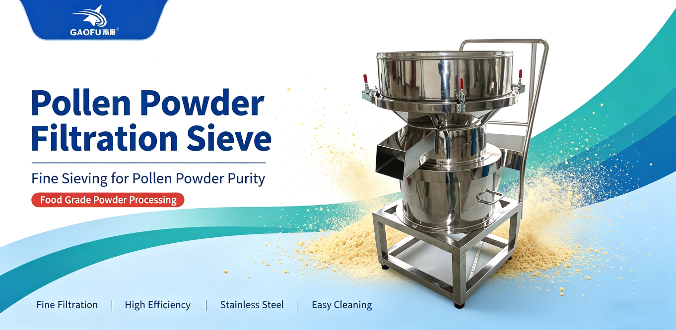 Quick‑Release Pollen Powder Filtration Sieve: Easy Cleaning to Meet Hygienic Control Requirements for Food Ingredients