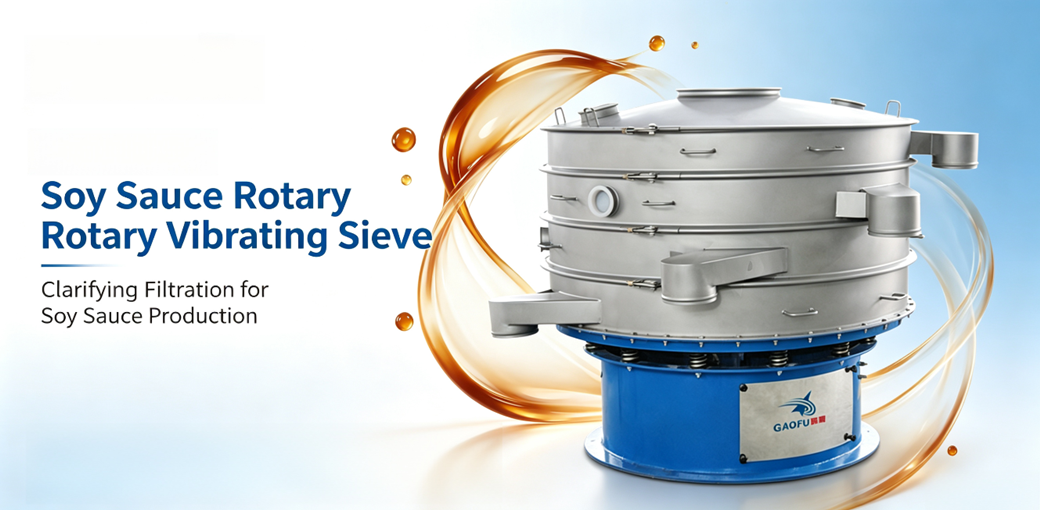 Gaofu Multi‑Stage Soy Sauce Rotary Vibrating Sieve: Stepwise Impurity Removal to Enhance Soy Sauce Clarity