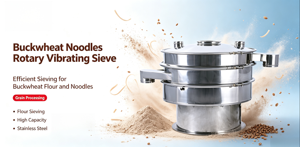 Gaofu Buckwheat Noodle Rotary Vibrating Sieve Enabling Continuous Classification on Coarse Grain Processing Lines