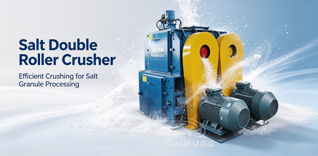 Anti‑Sticking and Anti‑Blockage Salt Double Roller Crusher – Suitable for Crushing Moist Salt and Lumpy Materials