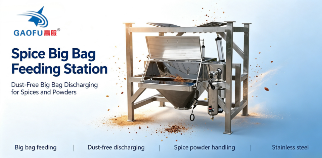 Selection Reference for Spice Processors: Enclosed Design and Dust Collection Performance of Spice Big Bag Feeding Stations